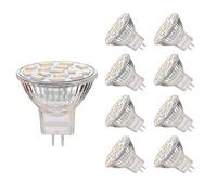 8x Ampoule LED MR11 GU4 3.5W, Non dimmable, Ampoules LED Spot GU4, Équivalent halogène 25-35W, 350LM, Blanc froid 6000K, AC/DC 12V, Angle de faisceau 120°
