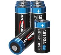 Ansmann Piles lithium CR123A 3V - Hautes performances, pour caméras & lampes de poche - Lot de 8