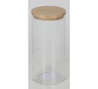 8X Bocal De Conservation 1750ML Avec Couvercle En Bambou Hermétique