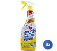 8X Bundle Ace Dégraissant Cuisine Ml 600 Vapos