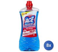 8X Bundle Ace Nettoyant De Sol Sans Eau De Javel Stop Germes Lt1