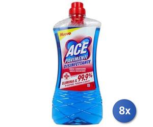 8X Bundle Ace Nettoyant De Sol Sans Eau De Javel Stop Germes Lt1