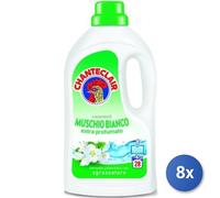 8X Bundle Chanteclair Liquide De Lavage 28 Dosettes Musc B. 1260 ML.