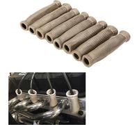 8x Câbles D'allumage Protection Thermique Câbles D'allumage Manchon Isolant 2500 Haute Performance Protection Thermique Douille De Fil Gaine (Fibres Titane)