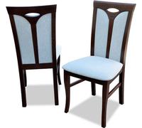 8x Chesterfield Chaise Set Assise Coussin Garniture Salle à manger Chaises Lehn Leder K14