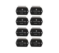 8X Compteur Horaire MéCanique DC10V-80V - Compteur Horaire pour Moteur-GéNéRateur Bateau Automobiles Motorcross Moteur Camion Tracteur