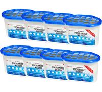 8x Déshumidificateur d'air, y compris 230g de granulés Déshumidificateur d'ambiance Absorbeur d'humidité, sans électricité