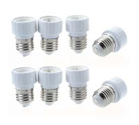 8X E27 Vers GU10 LED Lumiere Adaptateur Douille Culot Adapte Lampe Ampoule CONVERTISSEUR