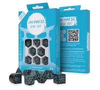 Q Workshop Japanese Dice 7 Packs Bleu Enfants