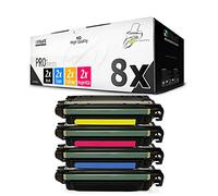 8X Eurotone Compatible Toner pour HP Couleur Laserjet CP 5225 XH DN N remplace CE740A-43A 307A