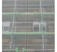 8x Filet d'échafaudage 50 g/m² 2,57m x 10m - blanc