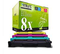 8X Kraft Office Supplies Cartouche de Toner Compatible pour Brother DCP 9015 9020 CDW remplace TN-241/245 TN241/TN245 Toutes Les Couleurs