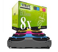 8X Kraft Office Supplies Compatible Cartouche de Toner Compatible pour HP Color Laserjet Pro MFP M 476 dw nw dn remplace CF380X-83A 312A 312X