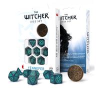 8x Le Jeu De Dés The Witcher Yennefer La Sorcière RPG Q-Workshop