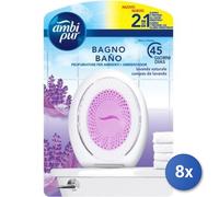 8X Lot Ambi-Pur Absorbe-Odeurs Maison Gel Salle De Bain Lavande