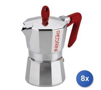 8X Lot Pedrini Amoka 6Tz Brillant Cafetière