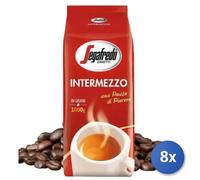 8x Multipack Café Segafredo Grains Kg 1 Rouge