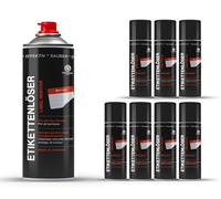 8x OCTOPUS Dissolvant d'étiquettes, dissolvant d'adhésifs, dissolvant de colle, spray dissolvant d'étiquettes avec le pouvoir de l'huile d'orange, 200 ml