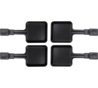 8x poêlons à raclette 23178 10x10cm, revêtement antiadhésif, universel pour raclette