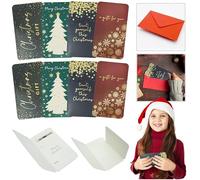 8x portefeuilles et enveloppes pour économiser de l'argent, portefeuilles d'argent de vacances, portefeuilles d'argent glamour pour la portefeuilles pour cartes-cadeaux-16 cm