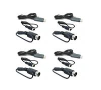 8x pour FLYSKY FS-SM100 SM100 RC USB Flight Simulator Jeu de Câbles FMS pour FS-I6 I10 I6X FS-T6 FS-CT6B TH9X RC