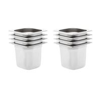 8x Récipients Gastronorm GN 1/6 150 mm Inox Restaurant Hôtel Cuisine vidaXL