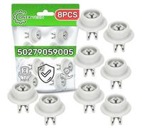 8x Roulette Lave Vaisselle pour Panier Inférieur Ø34mm 50279059005 pour AEG | 5027905900/5 pour Electrolux pour Zanussi - Garantie de 5 Ans - ONIX TECH