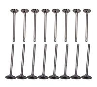 8x soupapes d'admission + 8x soupapes d'échappement compatibles avec S-E-A-T SKODA V-W, 1.4 16V 1.6 FSI 1.2i 12V 1.4 FSi 16V 1.4i 16V 1.2 HTP 12V 1.2 9N 12V