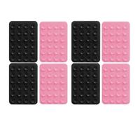 8X Support Téléphone Ventouse Extra Forte,Étui À Téléphone D'aspiration En Silicone,Étui En Silicone Adhésif Universel,Double Face Antidérapant Pour Voiture,Miroir,Meuble | Compatible Smartphones