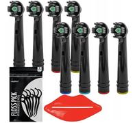 8x Têtes de brosse à dents 3D White PolishClean avec du charbon actif