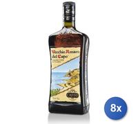 8x Vecchio Amaro Del Capo 35Ø 35 % vol 700 Ml en Verre