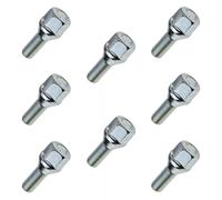 8x vis de roue, M12x1.25, longueur de filetage : 26mm, embase conique, SW19