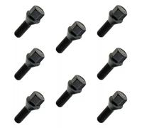 8x vis de roue, M12x1.50, longueur du filetage : 45mm, collet conique, SW17, noir