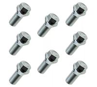 8x vis de roue M14x1.25, longueur du filetage : 24mm, collet conique, tête courte, SW17