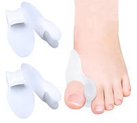 8x Zehenspreizer Korrektur Ballenschutz Schiene Hallux Valgus Fuß Bandage Neu