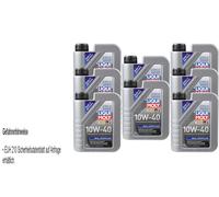 8x1 Litre Original Liqui Moly 1091 MoS2 à Faible Viscosité huile moteur 10W-40