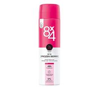 8X4 N°15 Déodorant Frozen Berry (150 ml), parfum fruité floral, déodorant sans aluminium (ACH), déodorant avec protection 48 h pour tous les types de peau