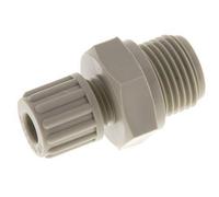 8x6mm & G1/2'' PP Raccord à compression droit avec filetage mâle 10 bar