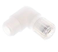 8x6mm & G3/8'' PFA raccord coude avec filetage mâle 10 bar