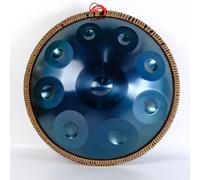 9/10/12 Notes Handpan Drum, 432 Hz/440 Hz, Instruments De Percussion Pour Débutants Et Professionnels, Handpan Drum De 22 Pouces Avec Trépied, Baguettes Et Housse(432HZ/10Note)