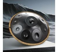 9/10/12 Notes Handpan Drum, Steel Tongue Drum 432 Hz/440 Hz, Instrument À Percussion En Acier De Tambour À Main De 22 Pouces En Ré Mineur, Pour Adultes, Enfants, Débutants(432HZ/12Note)