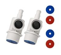 9-100-9001 Lot de 2 connecteurs UWF pour nettoyeur de piscine compatible avec Polaris Zodiac 380, 280, 180, raccord mural universel UWF