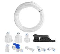 9/18/24/25/29 pièces de raccords de purification d'eau for machine à café, accessoires universels for glaçons, tuyaux(25 pcs)