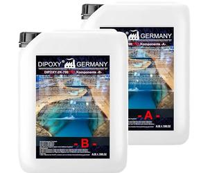 9,24Kg DIPOXY-2C-700PRO Résine époxy à 10cm transparente Glaçage Epoxyde bi composant Epoxy Resine Coulée Cristalline PRV table sol bois fibre carrelage colle