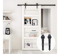 9.6FT/292cm Sliding Barn Wood Door Hardware Closet Track Kit Single door -Portes coulissantes Mat¨¦riel Trousse