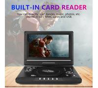 9,8 pouces Portable HD TV DVD Player 16: 9 LCD 270 ° Rotating Screen 240V+Game Joystick CHQ44