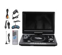 9.8 Pouces Portable Maison Voiture Lecteur Dvd Vcd Cd Jeu Lecteur Tv Usb Radio Adaptateur Support Fm Radio Réception
