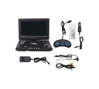 9.8 Pouces Portable Maison Voiture Lecteur Dvd Vcd Cd Jeu Lecteur Tv Usb Radio Adaptateur Support Fm Radio Réception-Prise Européenne