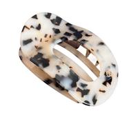 9.8CM Ladies Multicolor Acetic Acid Plate Hair Clips | Hollow Oval Flat Claw Suitable For Thick Long Using Various
