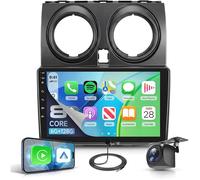 9"" 【8core 6+128G】 Android13 Autoradio pour Nissan Qashqai J10 2006-16 CarPlay/Android Auto sans fil GPS WiFi BT cam antenne câble